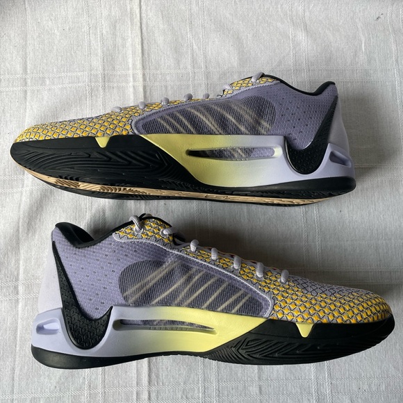 Nike Sabrina 1 'Spark' Yellow Purple Basketball Shoes Women's Size 13 Men 11.5 - Picture 7 of 10